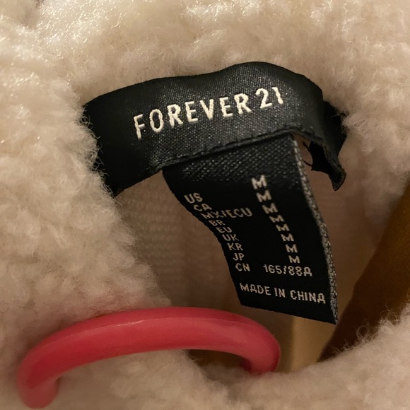 Forever 21 Oversized Sherpa Jacket - Picture 3 of 3